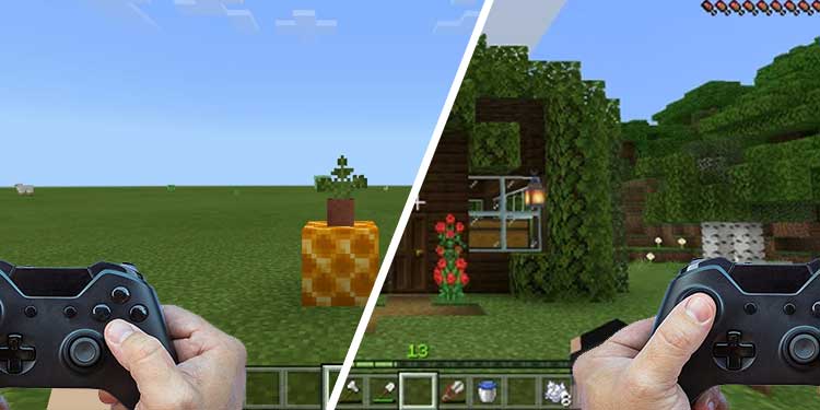 How to play split screen on Minecraft Console 