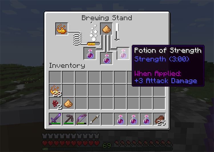 How To Make Strength Potions In Minecraft  - 3