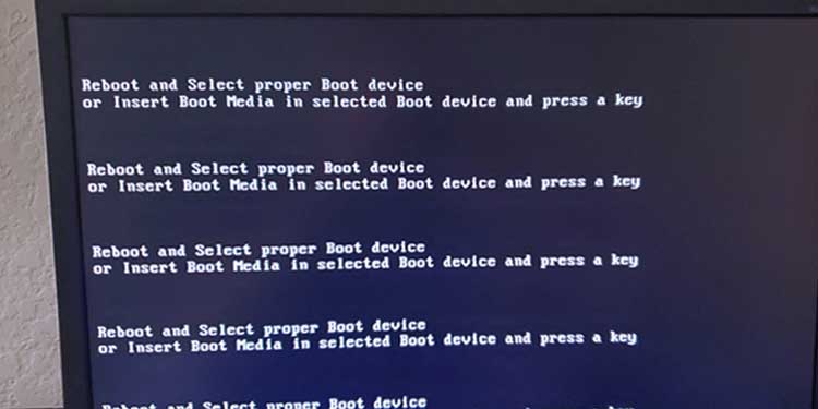 How To Fix Reboot And Select Proper Boot Device Tech News Today