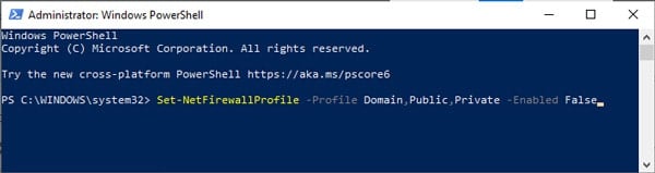 How To Enable Or Disable Firewall Using Powershell - 12