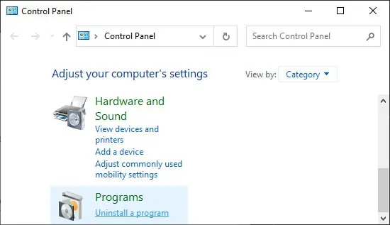 control-panel-uninstall-a-program