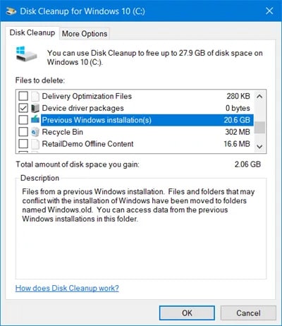 How To Delete Windows old - 13