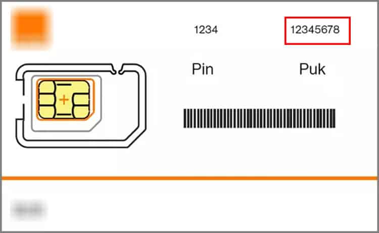 How To Find PUK Code On SIM Card