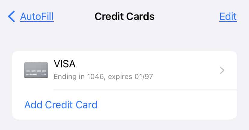 How To View And Delete Saved Credit Cards On IPhone - 61