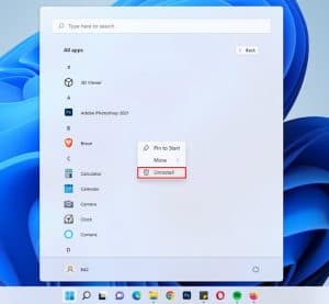 How To Uninstall Apps On Windows 11