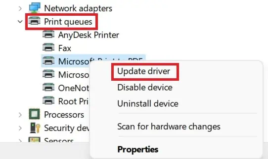 print-queues-update-driver