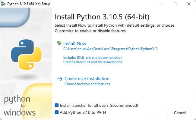 install-python-add-python-to-path
