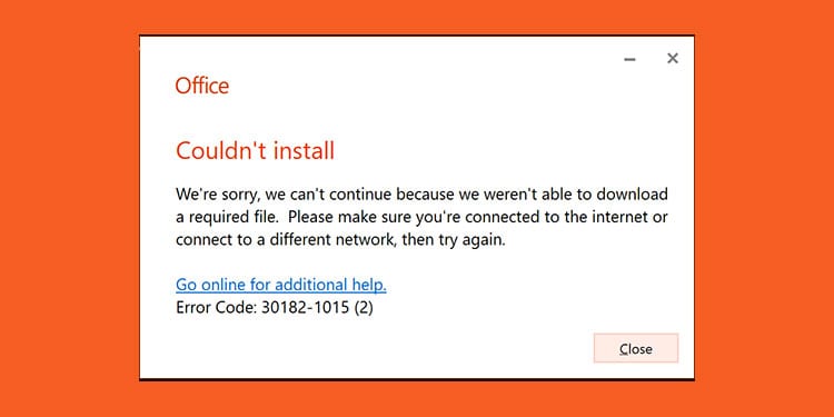 Why My Office 365 Won't Install? How To Fix It