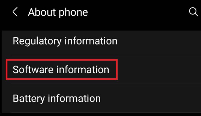 android software information