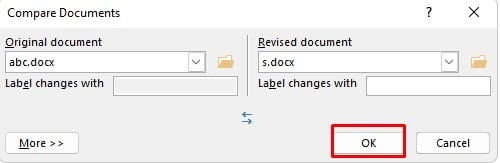 compare doc file