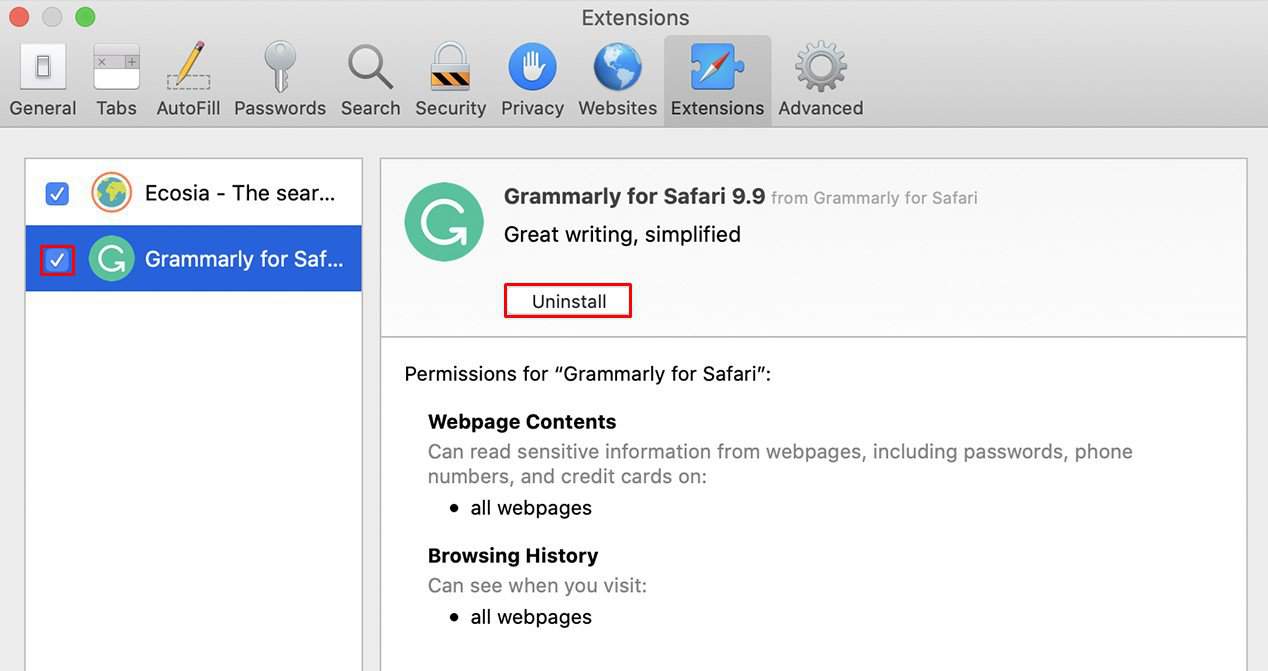 start safari without extensions