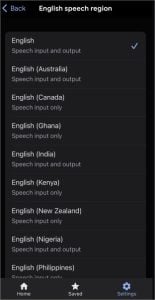 can i change voice in google translate app