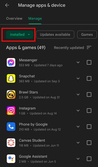 How To See Recently Deleted Apps  - 96