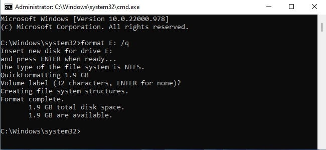 How To Format Hard Drive From Command Prompt - 65