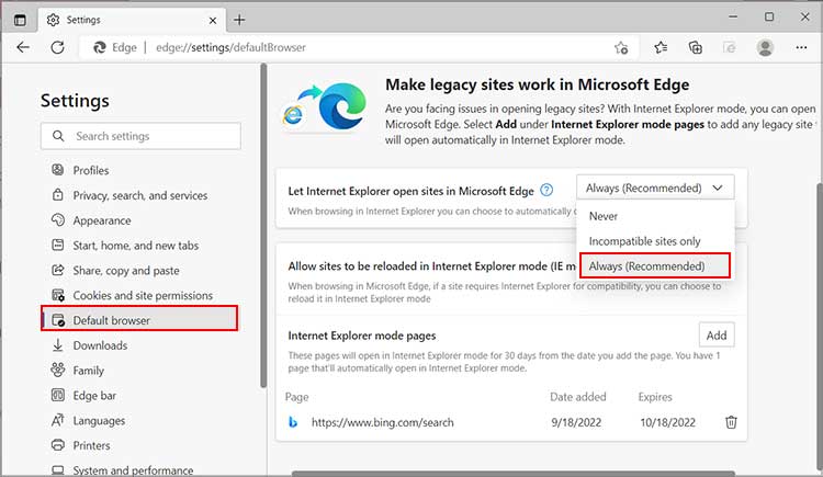 How To Use Compatibility Mode In Microsoft Edge