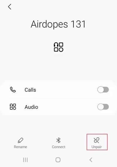 Bluetooth headphones connected online but no sound android