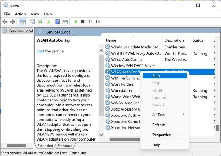 Fixed  Windows Could Not Start The WLAN Autoconfig Service On Local Computer - 68