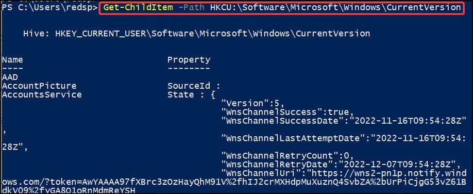 How To Get Registry Value In Powershell?