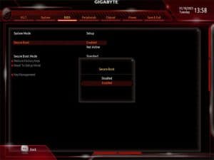 How To Enable Secure Boot On Gigabyte