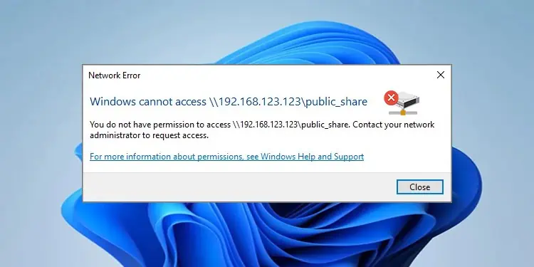 Fix: Windows Cannot Access Network Drive