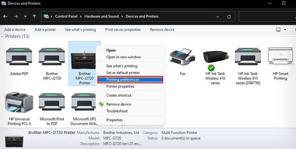 printing-preference-of-brother-printer