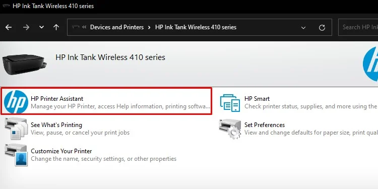 open-hp-printer-assistant