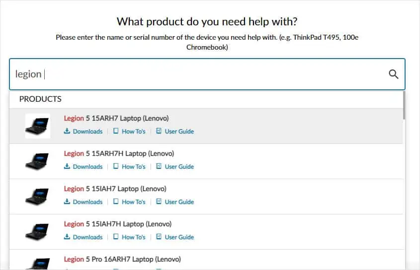search-product-lenovo-website