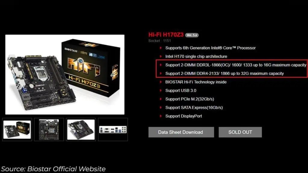 Ddr4 ram hot sale supported motherboard