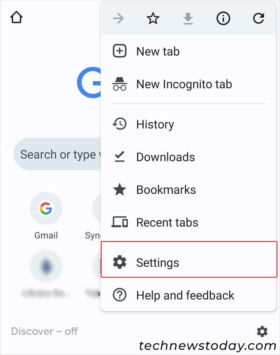 Open-settings-Chrome-app-mobile