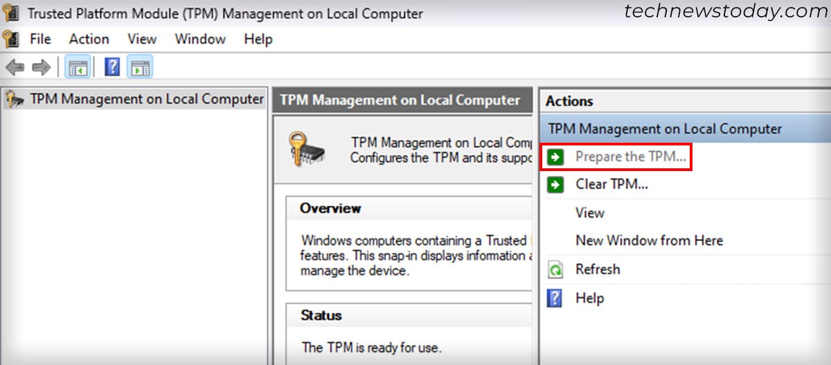 Trusted-Platform-Module-TPM-Management-on-Local-Computer-prepare-the-TPM