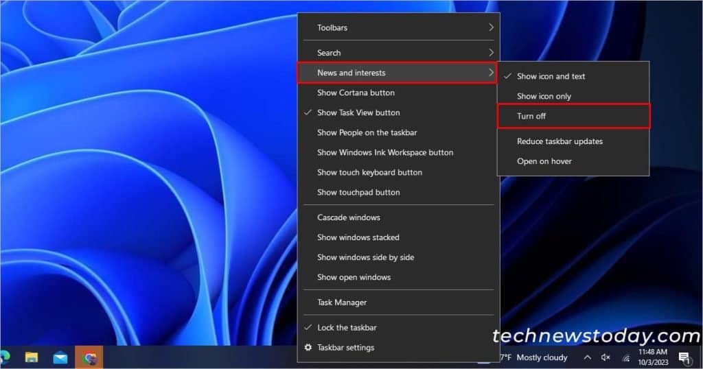 How To Remove Microsoft News From The Taskbar