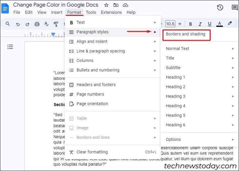 How To Change Page Color In Google Docs