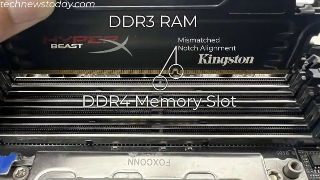 Can you put ddr3 sale in a ddr4 slot