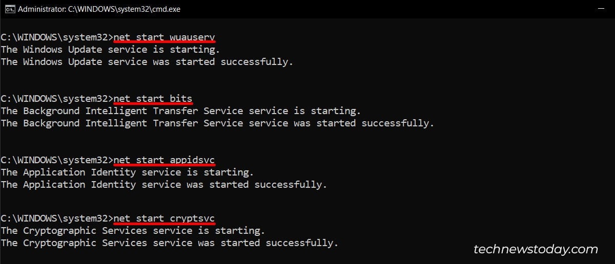 start-services