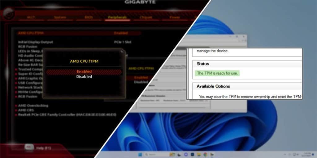 How To Enable TPM On A Gigabyte Motherboard