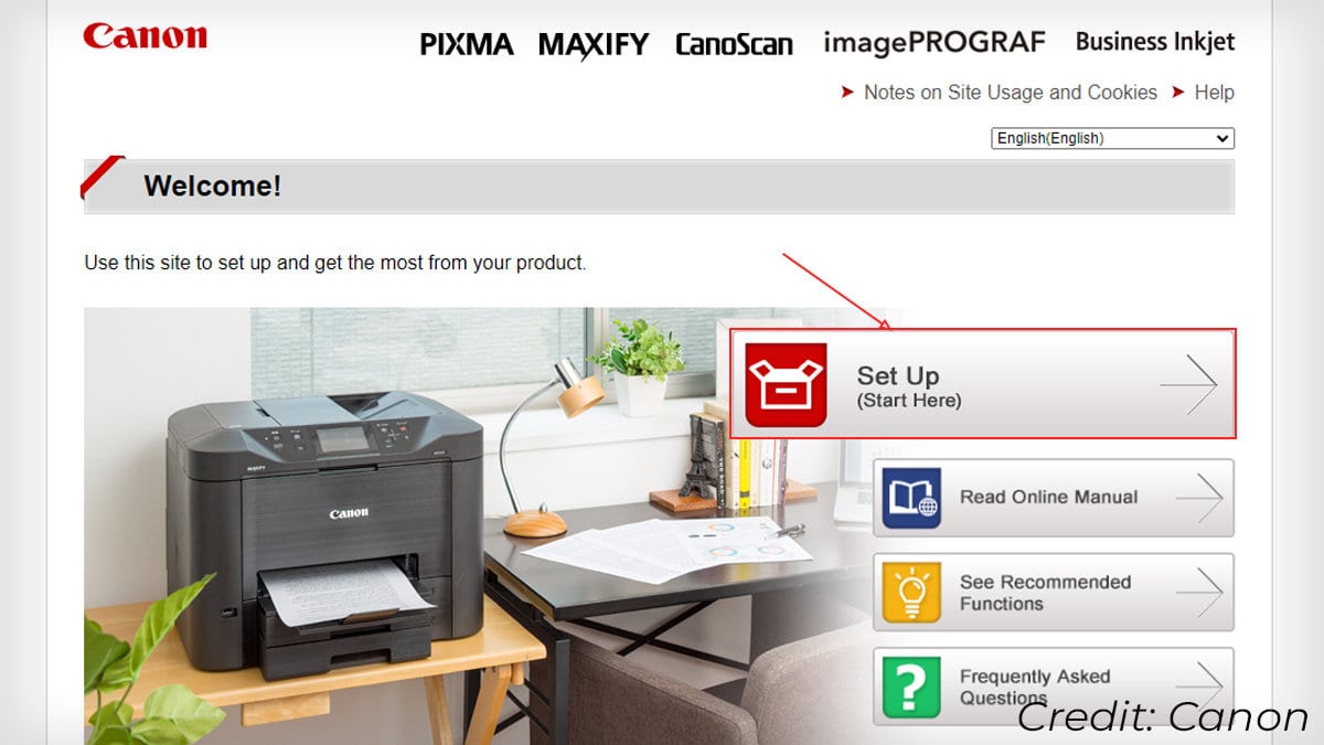 set-up-button-on-the-canon-printer-home-page